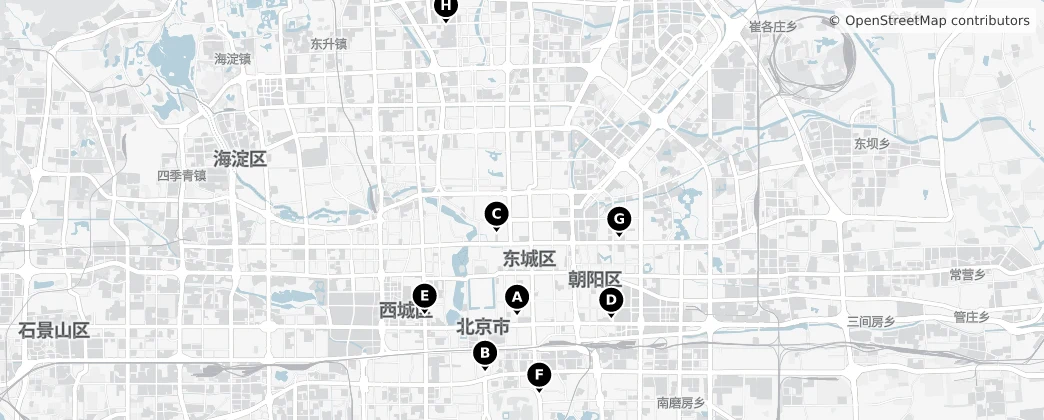 Map of Pekín