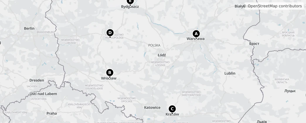 Map of Polonia