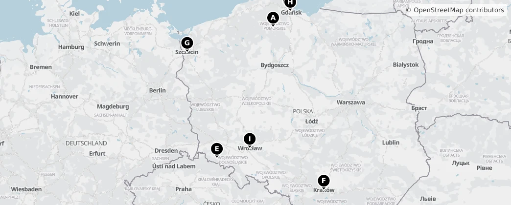 Map of Polonia