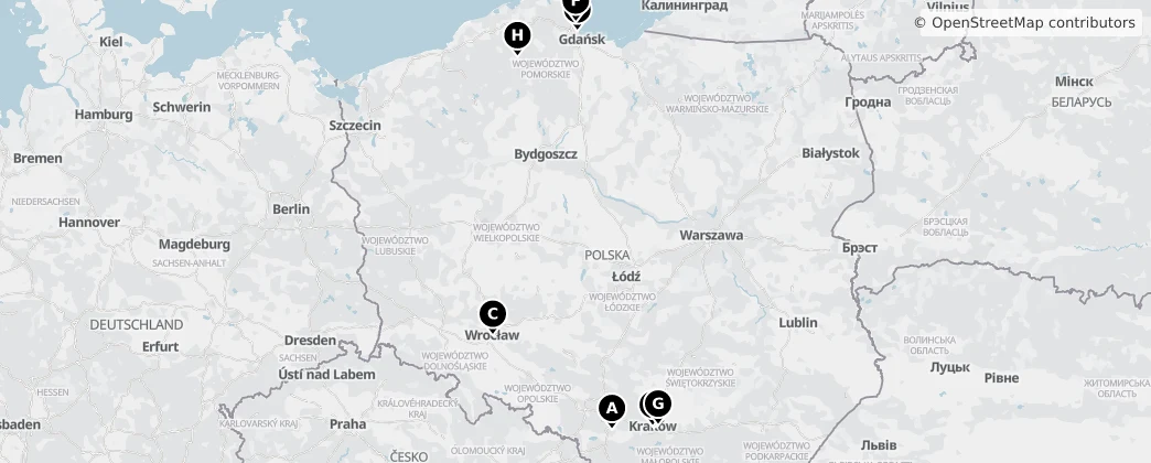 Map of Polonia