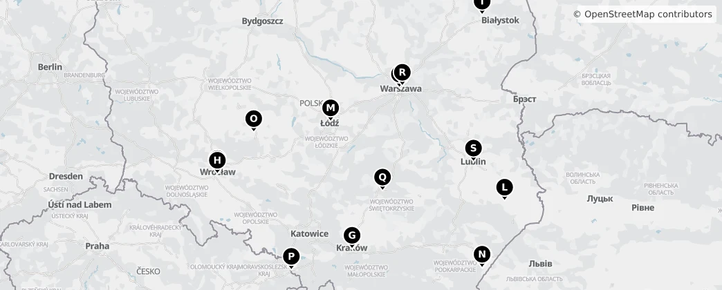 Map of Polonia