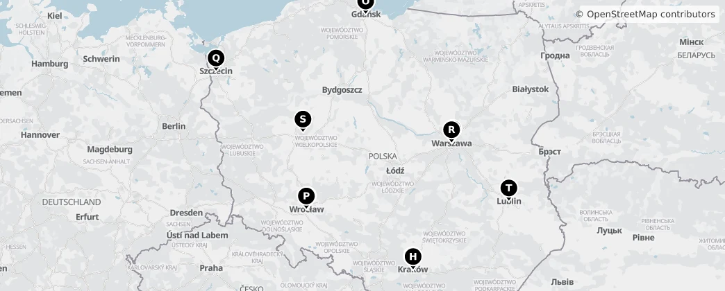 Map of Polonia