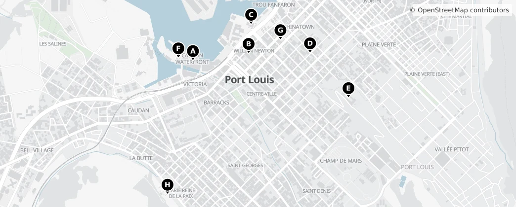 Map of Port Louis