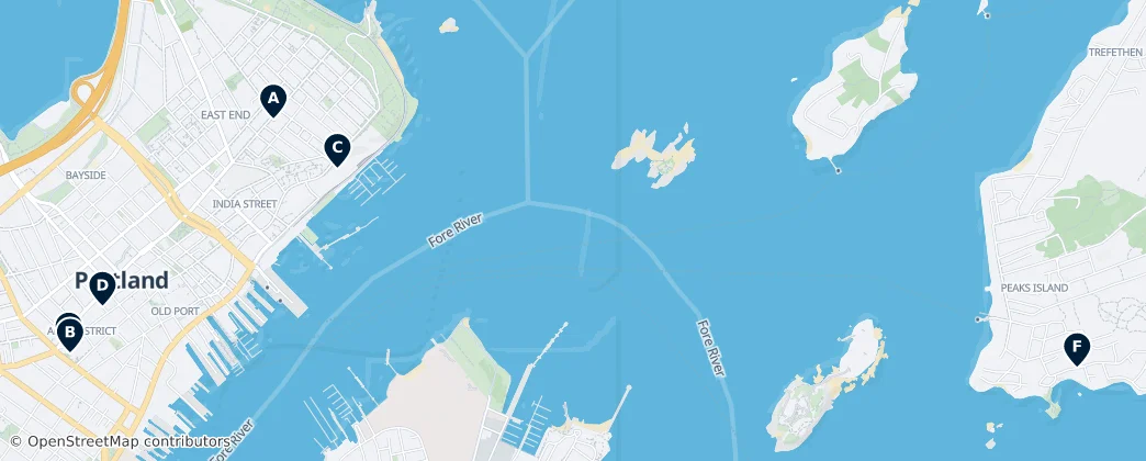 Map of Portland