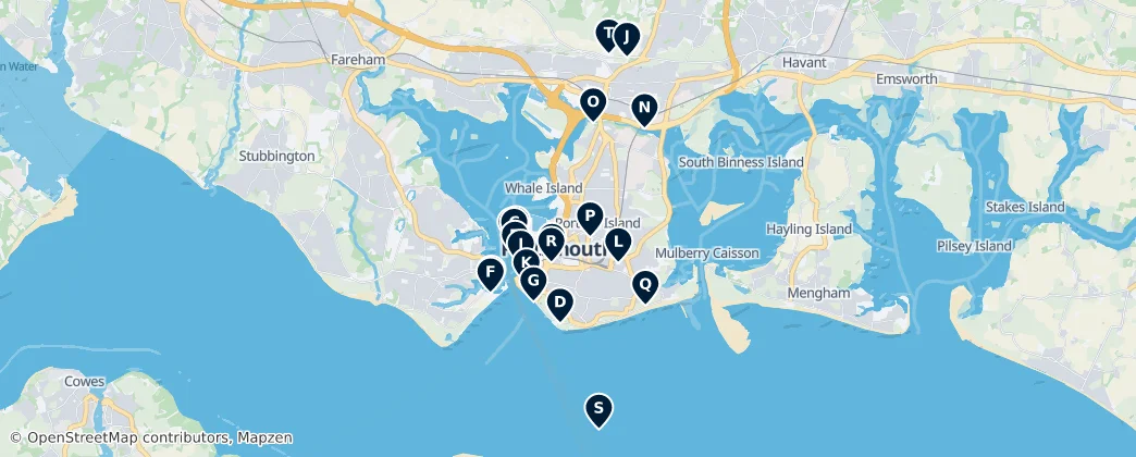 Map of Portsmouth