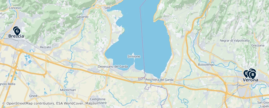 Map of Montañas Garda