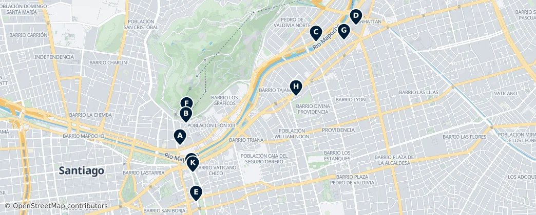 Map of Providencia