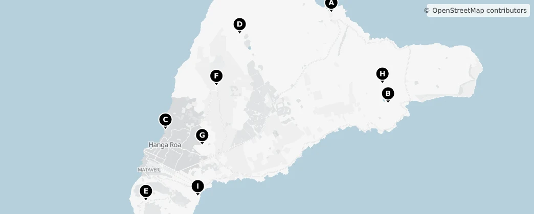 Map of Provincia de Isla de Pascua