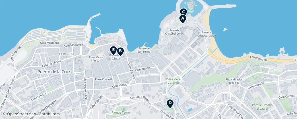 Map of Puerto de la Cruz