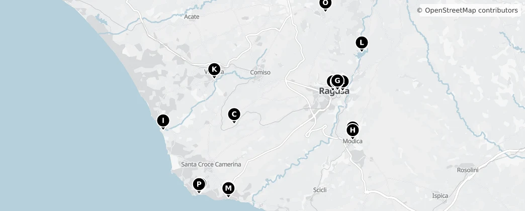 Map of Ragusa