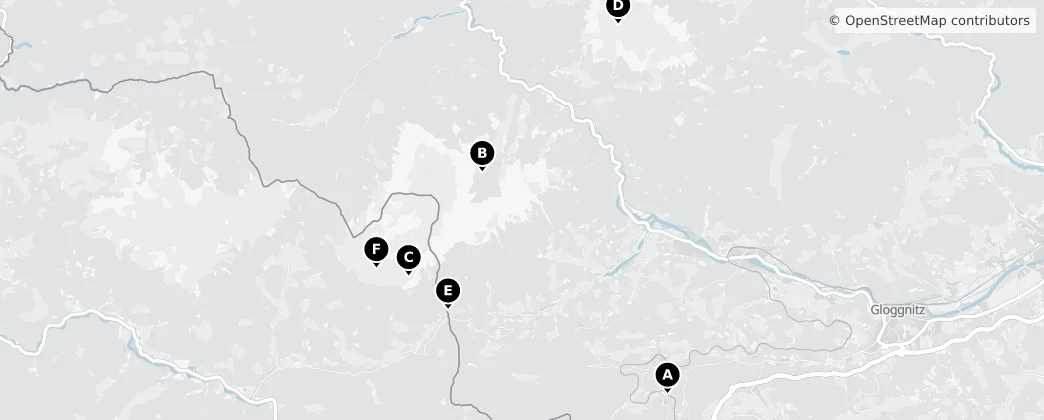 Map of Grupo Rax-Schneeberg