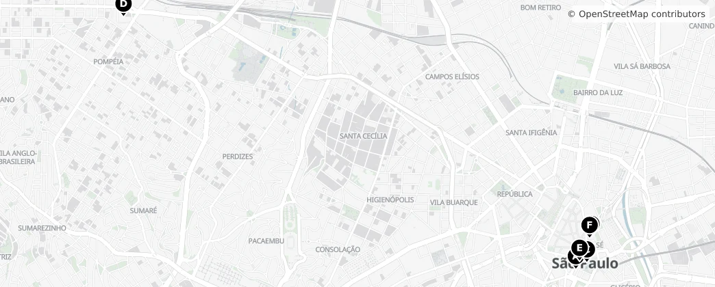Map of Região Imediata de São Paulo