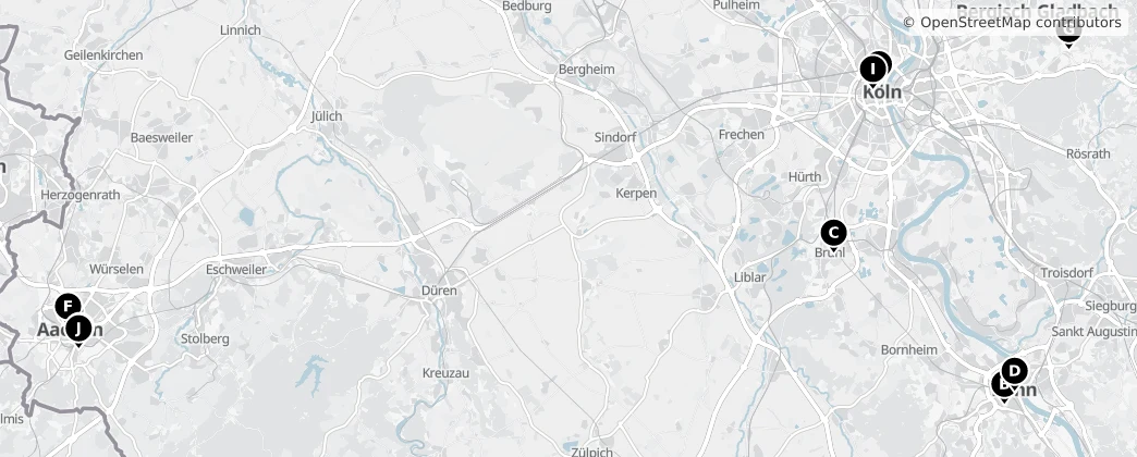 Map of Región de Colonia