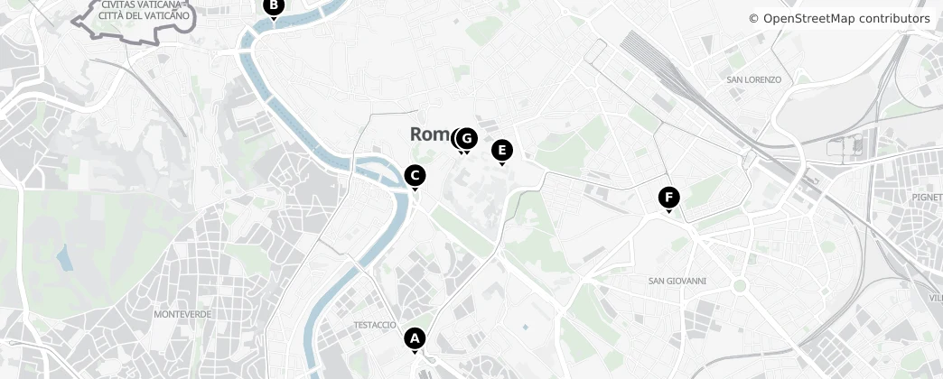 Map of Roma
