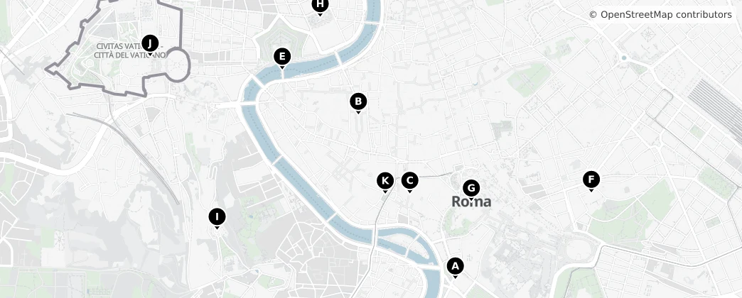 Map of Roma