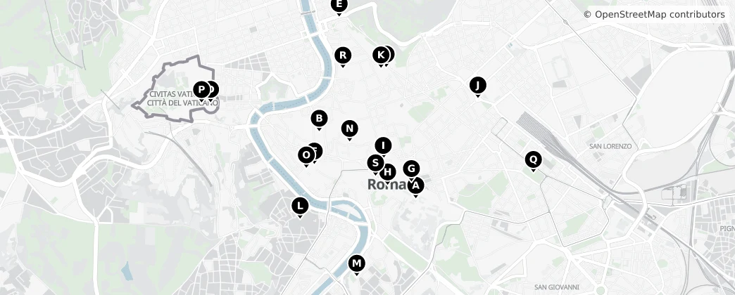 Map of Roma
