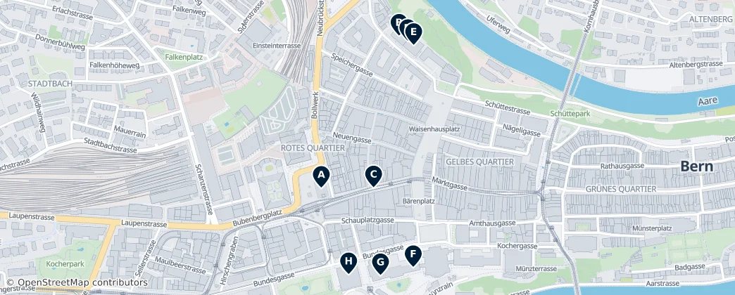 Map of Rotes Quartier