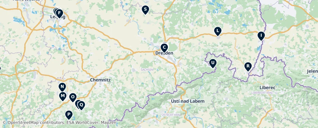 Map of Sajonia
