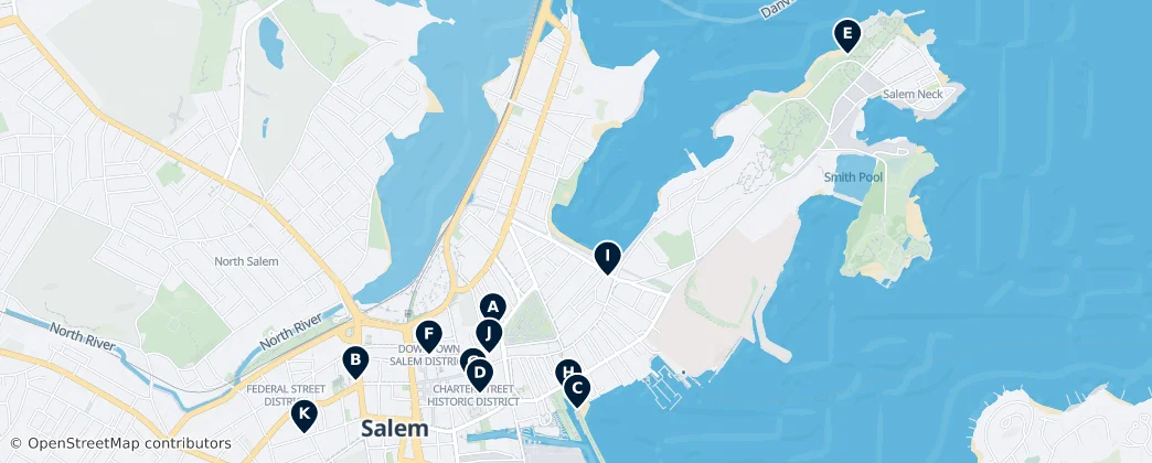 Map of Salem