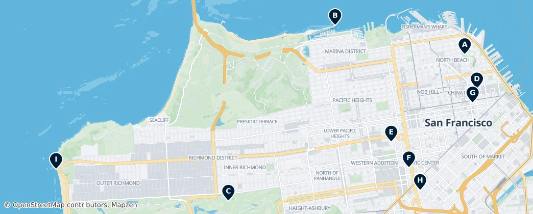 Map of San Francisco