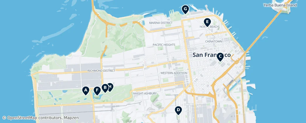 Map of San Francisco