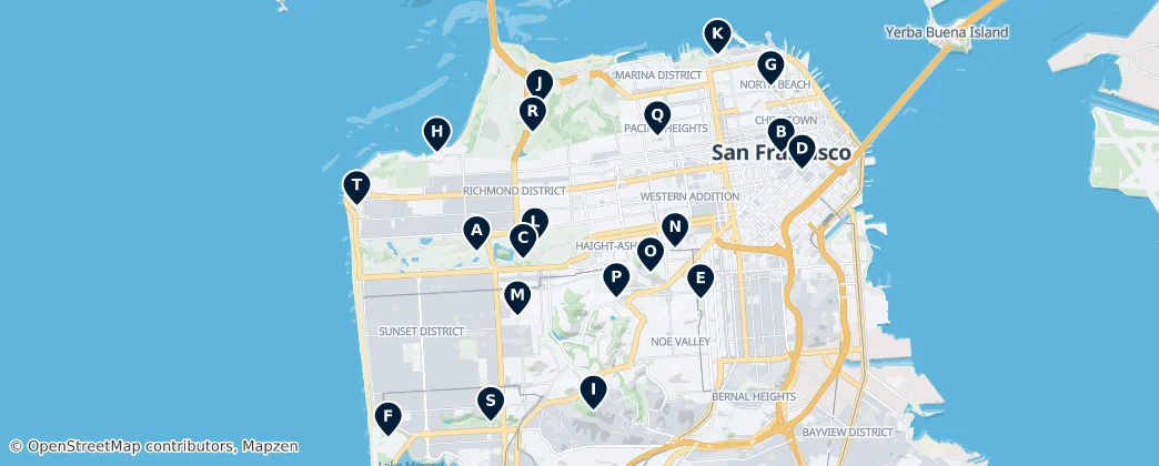 Map of San Francisco