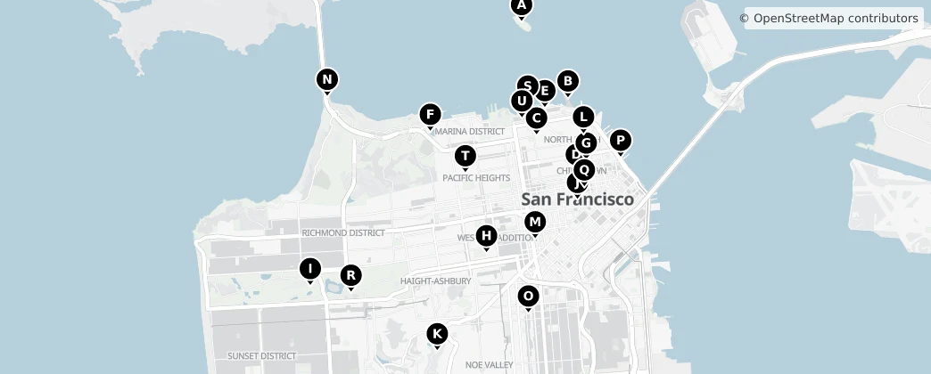 Map of San Francisco