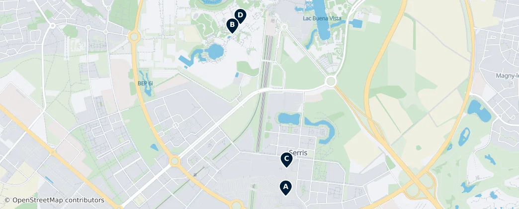 Map of Serris