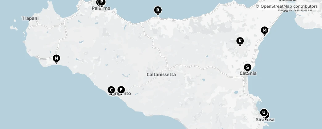 Map of Sicilia