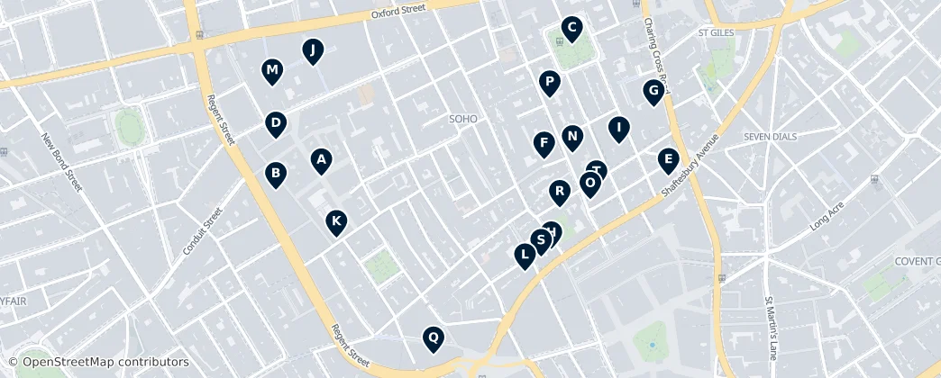Map of Soho