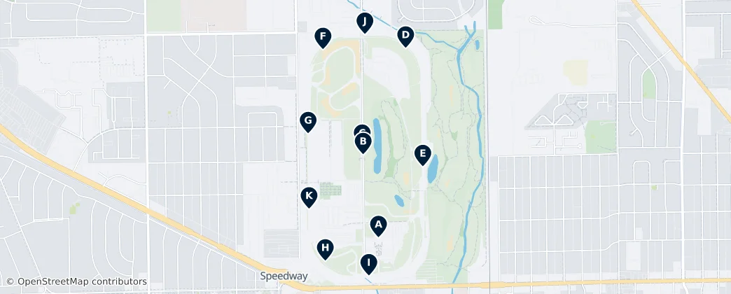 Map of Speedway