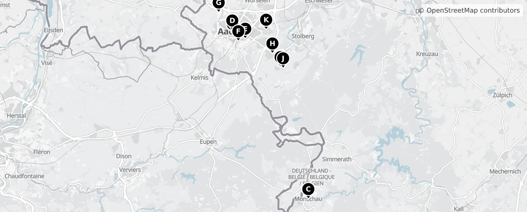 Map of Aachen