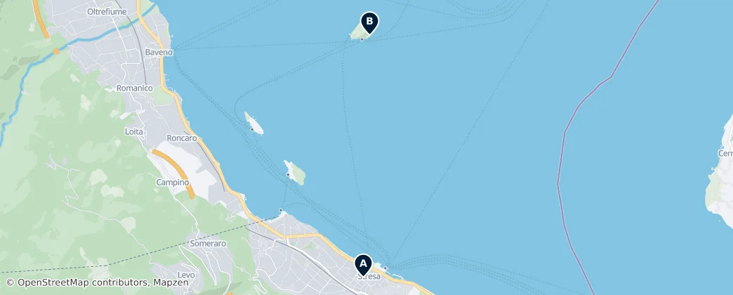 Map of Stresa
