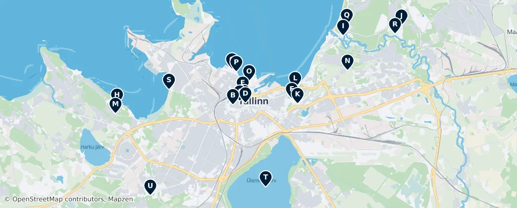 Map of Tallin
