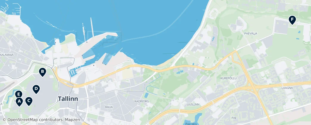Map of Tallin