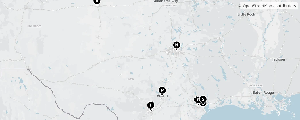 Map of Texas