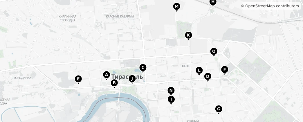 Map of Tiráspol