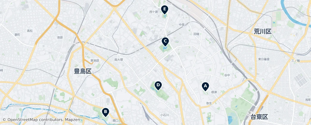 Map of Toshima