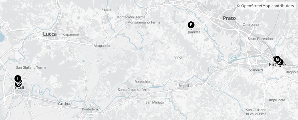 Map of Toscana