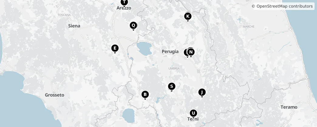 Map of Umbría