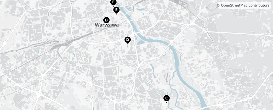 Map of Varsovia
