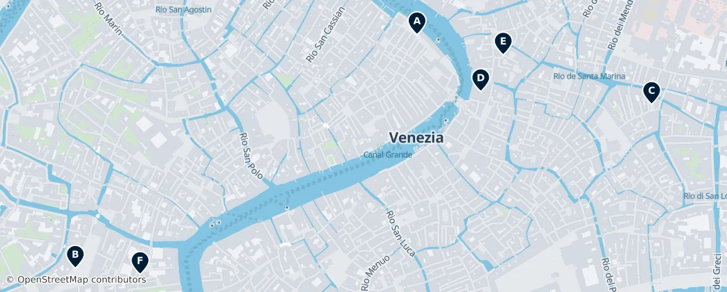 Map of Venezia