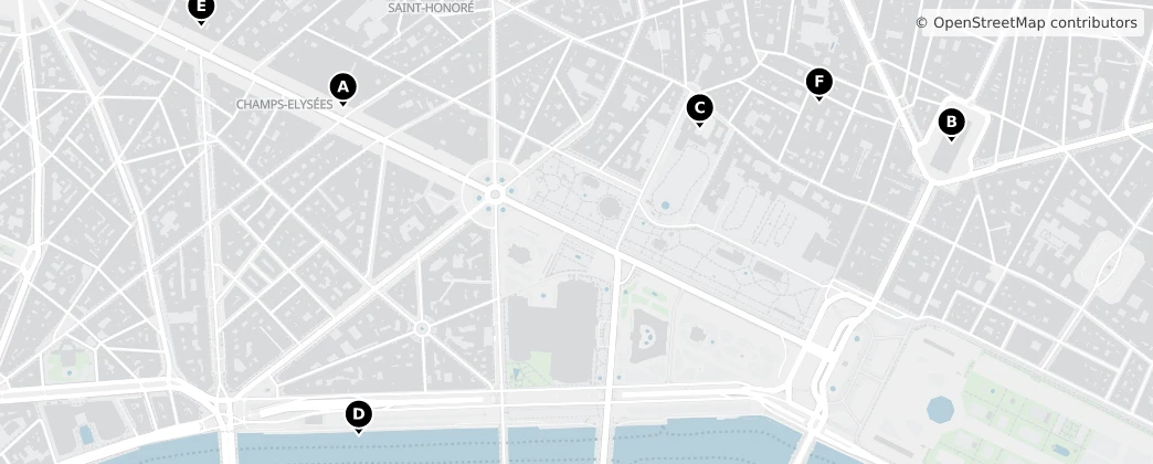 Map of VIII Distrito de París