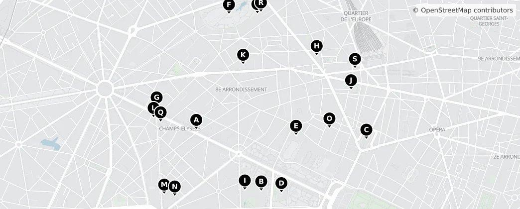 Map of VIII Distrito de París