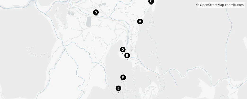Map of Wadi Musa