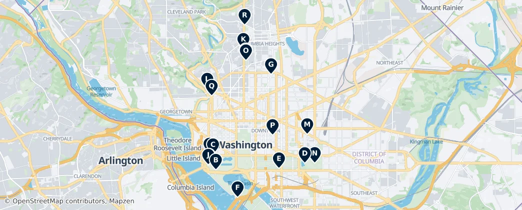 Map of Washington