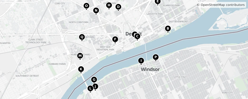 Map of Windsor