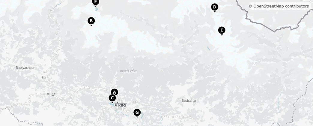 Map of Zona de Gandaki