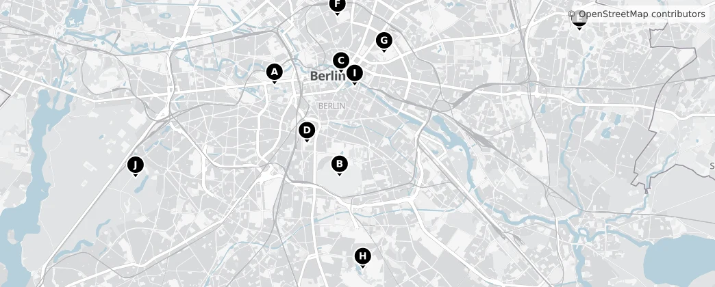 Map of Berlin