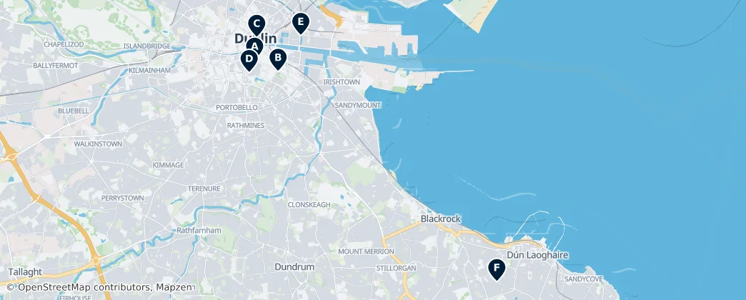 Map of County Dublin
